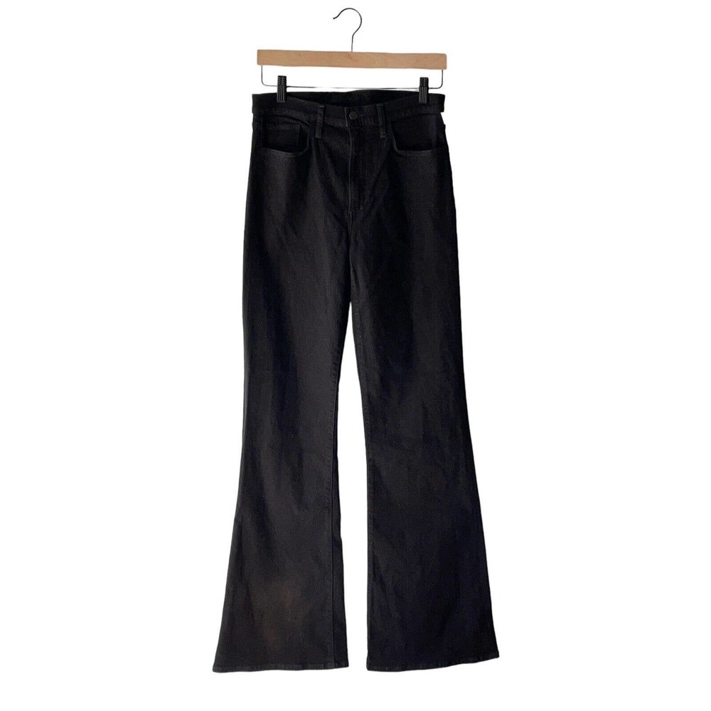 JOE'S JEANS Size 28 Black Flawless The Molly Vertigo High Rise Flare Jeans